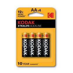 Baterija za kućanstvo Kodak XTRALIFE (alkalna, AA, 4 komada)