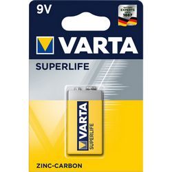 Baterija za jednokratnu upotrebu VARTA Superlife 9V (cink-karbon)