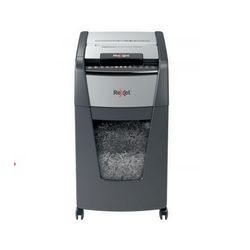 Uništivač papira REXEL Optimum Auto+ 300X (mikro-rezanje, crna, siva)