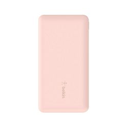 Belkin BOOST CHARGE (10000 mAH) Power Bank with USB-C 15W - Dual USB-A - 15cm USB-A to C Cable - Pink