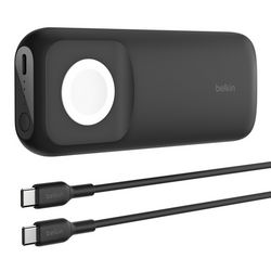 Belkin BOOST CHARGE Pro Fast Wireless Charger for Apple Watch + Power Bank 10K - crna