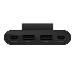Belkin BOOST CHARGE 4-Port_USB Power Extender_- crna
