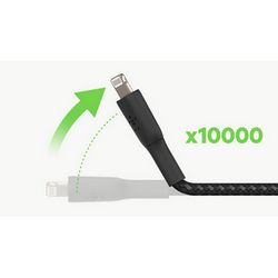 Belkin BOOST CHARGE USB-A to Lightning Cable, Braided - 2M - crna