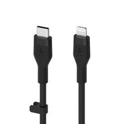 Belkin BOOST CHARGE Silicone cable USB-C to Lightning - 3M - crna