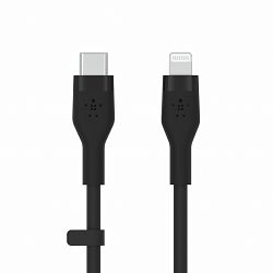 Belkin BOOST CHARGE Silicone cable USB-C to Lightning - 1M - crna