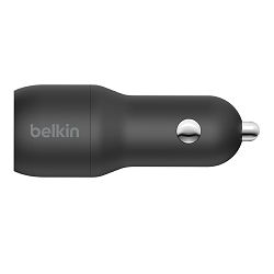 Belkin Car Charger BOOST_CHARGEa Dual USB-A 24W + USB-A to USB-C¨ Cable - crna