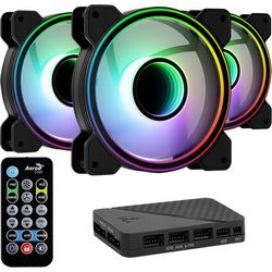 Set za hlađenje računala Aerocool Mirage 12 ARGB Pro (12cm) crni