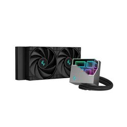 Vodeno hlađenje procesora DEEPCOOL LT520 (All-in-one, 12 cm) crni