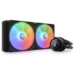 Vodeno hlađenje za procesor NZXT Kraken 280 RGB (all in one, 14 cm, 1 komad) crni