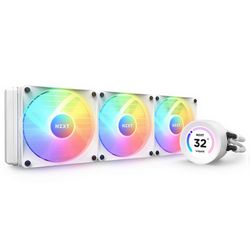 Tekući hladnjak za procesor NZXT Kraken Elite 360 RGB (bijeli, sve-u-jednom, 12 cm, 1 komad)