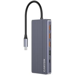 CANYON hub DS-16 13in1 4k USB-C Grey