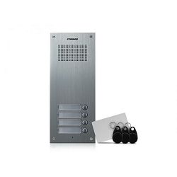 Vanjska audio portafonska jedinica COMMAX DR-4UM/RFID (za 4 stana)