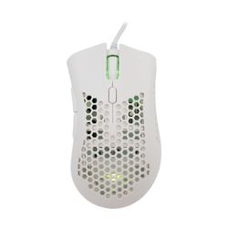 Miš BARACUDA BGM-032 CORAL BIJELI / 12.800 dpi
