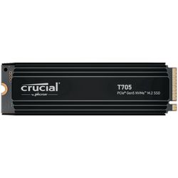 Crucial T705 1TB PCIe Gen5 NVMe M.2 SSD with heatsink, EAN: 649528940278