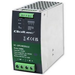 Modul UPS DC za DIN šinu QOLTEC 50886 (40A, 24V)