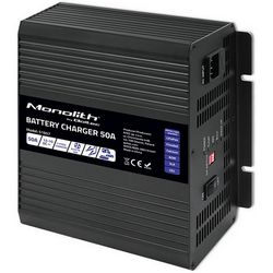 Pametni punjač za baterije QOLTEC 51957 (za LiFePO4 AGM GEL SLA baterije, 50A, 12V)