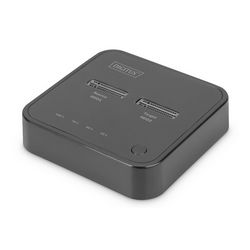 Docking stanica DIGITUS Dual M.2 NVMe SSD s funkcijom offline kloniranja, USB-C