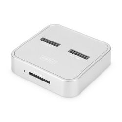 Postaja za spajanje SSD-ova DIGITUS (M.2 NVMe + M.2 SATA, čitač SD Express kartica, USB-C™)