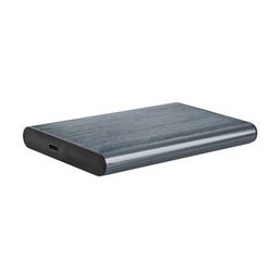 Kućište za disk GEMBIRD EE2-U3S-6 (HDD/SSD, 2.5", s USB Type-C priključkom, USB 3.1, brušeni aluminij sivi)