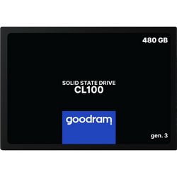 SSD Goodram CL100 Gen. 3 (480 GB, SATA III, 2.5", Retail)
