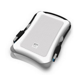 Silikonski oklop A30 HDD kućište bijelo 2,5 "