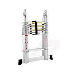 ProScope teleskopske ljestve (preklopne) #DLT708F (2x8 stepenica / 237-500 cm) + stabilizator - PRO