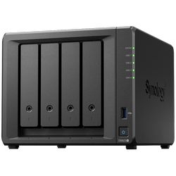 Synology DiskStation DS923+, Tower, 4-Bays 3.5 SATA HDD/SSD, 2 x M.2 2280 NVMe SSD slot, CPU AMD R1600 2-core 2.6 (base) / 3.1 (turbo) GHz, 4 GB DDR4 ECC, 2x RJ-45 1GbE LAN Port; 2x USB 3.2; eSATA p