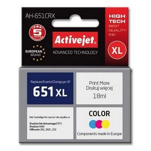 Activejet color ink HP 651 C2P11AE, 18ml