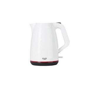 Adler water heater 1,7L 2200W white plastic
