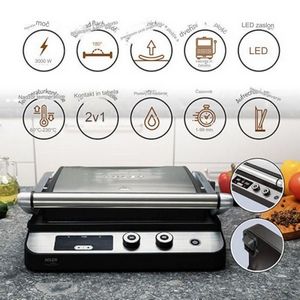 Adler Electric Grill LED 2in1 AD 3059