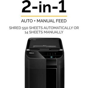 Fellowes AutoMax 550C Cross-Cut Shredder