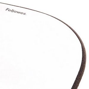 Fellowes Memory Foam Mouse Pad with Memory Foam Wrist Rest, Silver Streak
