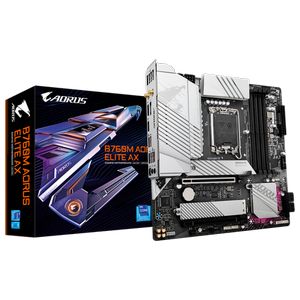 GIGABYTE B760M AORUS Elite AX, DDR5, SATA3, USB3.2Gen2x2, DP, WiFi 6E, LGA1700 mATX