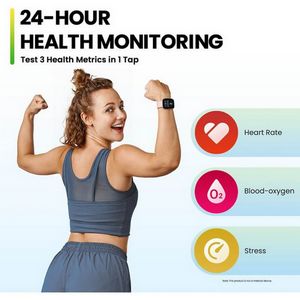 Amazfit bip 5 smartwatch, white