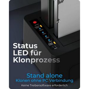 Icybox IB-1232CL-U3 docking &amp; clone station for 2.5&quot; and 3.5&quot; drives