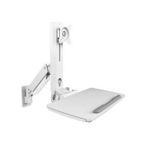 Icybox IB-WS700-W wall mount for monitor - workstation