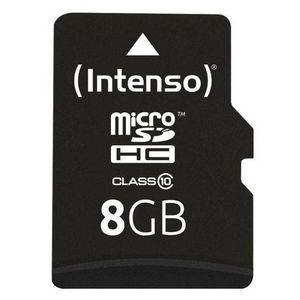 Intenso 8GB microSDHC Class 10 25MB/s memory card