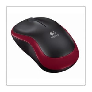 Mini miš LOGITECH M185 (crveni, bežični)