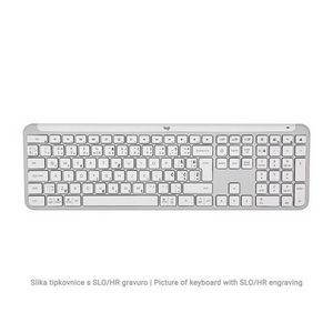 Logitech keyboard Signature Slim K950, graphite, SLO Mr. White