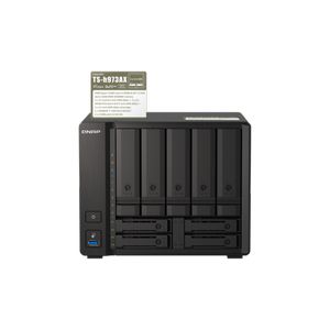 QNAP NAS server for 9 disks, 8GB RAM, 1x 10Gb, 2x 2.5Gb network