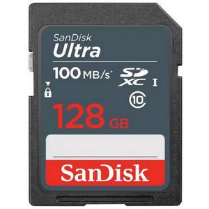 SanDisk Ultra 128GB SDXC memory card 100MB/s