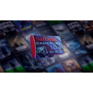 SanDisk GamePlay microSDXC UHS-I Card, 1TB Gaming microSDXC, 190MB/s, 130MB/s W, UHS-I, V30, U3, C10, RPD1