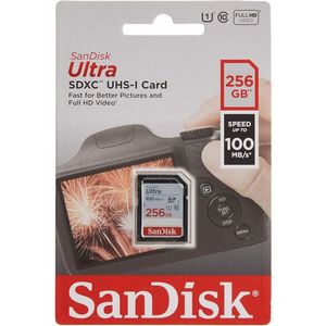 SanDisk Ultra 256GB SDXC memory card 100MB/s
