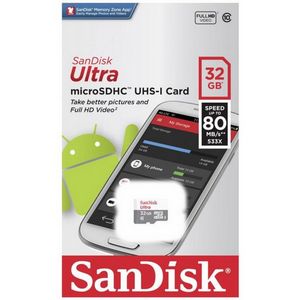 SanDisk 32GB Ultra microSDHC 100MB / s Class 10 UHS-I