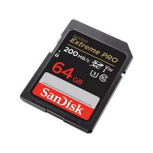 SANDISK EXTREME PRO 64GB SD, 200MB/s