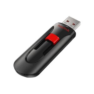 Sandisk Cruzer Glide 128GB USB 2.0 black and red memory stick