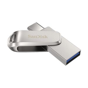 SanDisk Ultra Dual Drive Luxe USB Type-C 128GB 150MB / s USB 3.1 Gen 1, silver
