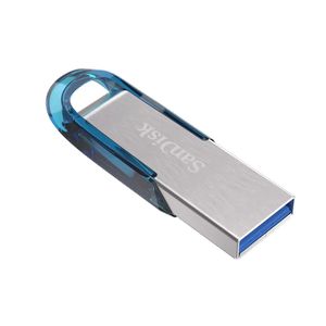 Sandisk Ultra Flair 64GB USB3.0 memory stick - blue