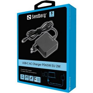 Sandberg USB-C charger PD65W EU 2M