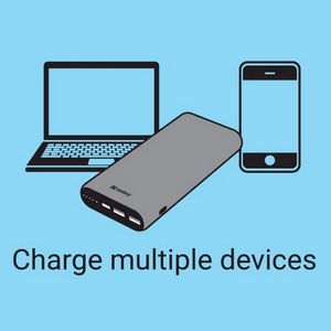 Sandberg 20000mAh PD65W + 2x QC3.0 portable battery.